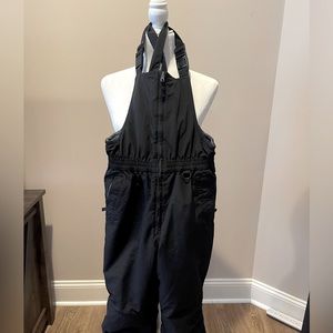 Lands End kids Squall Snow Pants, Black size 14, Grow-A-Longs